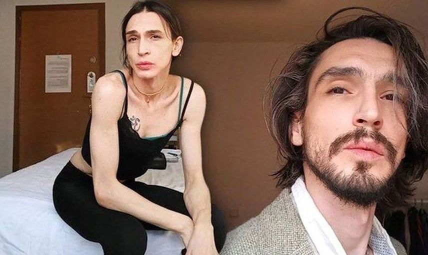 Trans birey Ahmet Melih Yılmaz kadın olduktan sonra minicik eteği ile dans şovu yaptı