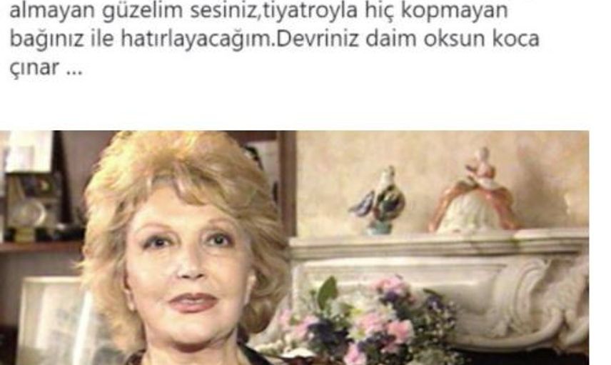 Türk Tiyatrosunun Efsane İsmi Nedret Güvenç Hayatını Kaybetti!