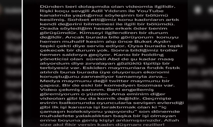 Şahan Gökbakar'a sinirlenip hırsını karısından çıkarmıştı: Şahan'dan Buket Aydın'a sert cevap! ''Leş, paçoz, çirkin!''