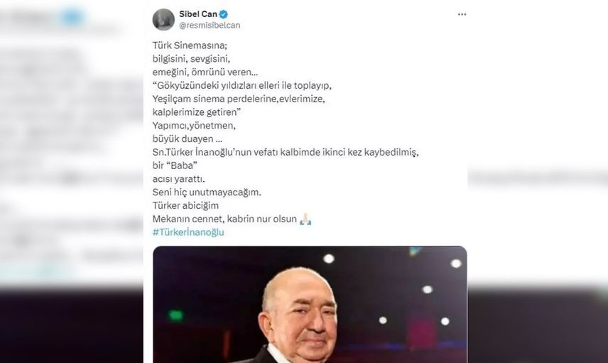 Sanat camiasından Türker İnanoğlu'na veda: ''Hoşçakal Baba''