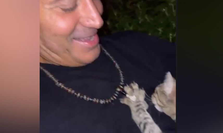 Mustafa Sandal'dan eğlenceli dakikalar! Kedisinin kedisine yaptıklarını yayınladı: 'Süt anne olacağın da varmış bu hayatta'