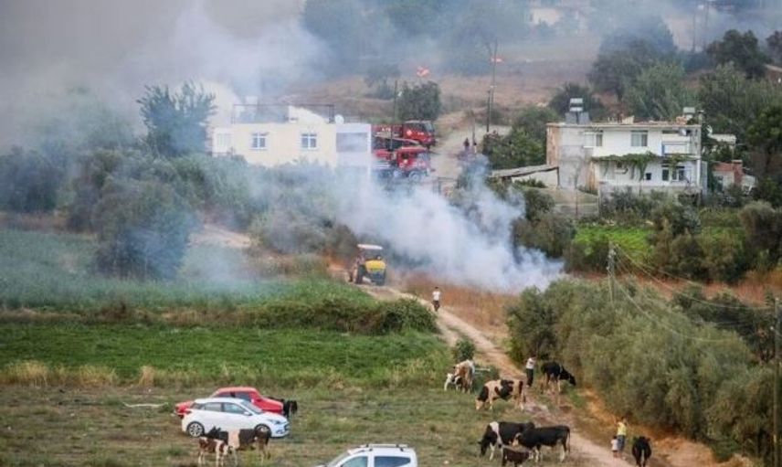 Antalya - Manavgat'ta Çıkan Yangından İç Burkan Görüntüler