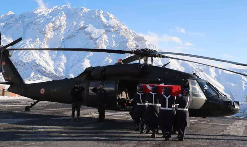 Hakkari'de Şehit Olan Asker İçin Köylüler Kar Kış Demeden Seferber Oldu