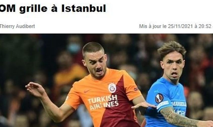 Galatasaray'ın Marsilya Zaferi Avrupa'da Manşetlere Taşındı!