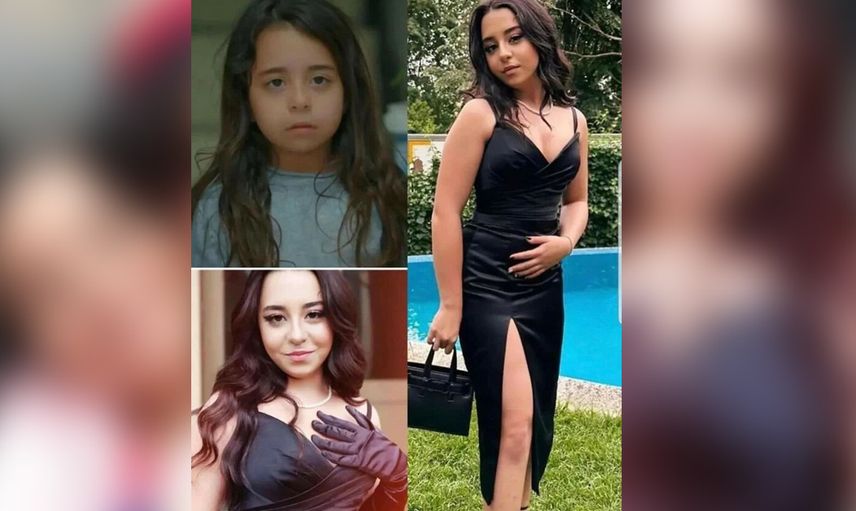 Ekranların yıldız çocuk oyuncusu Beren Gökyıldız mezuniyet elbisesiyle dikkat çekti