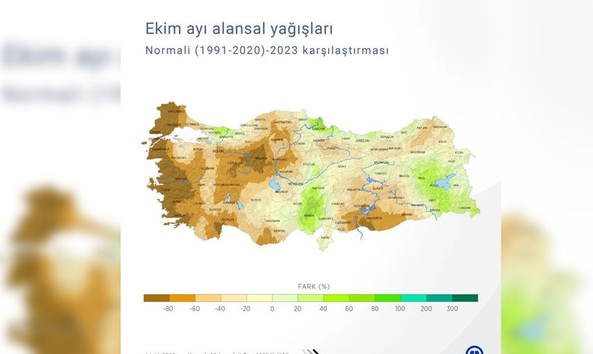 Kuraklık haritası yayınlandı: Türkiye tehlike altında! İşte kuraklığın resmi...