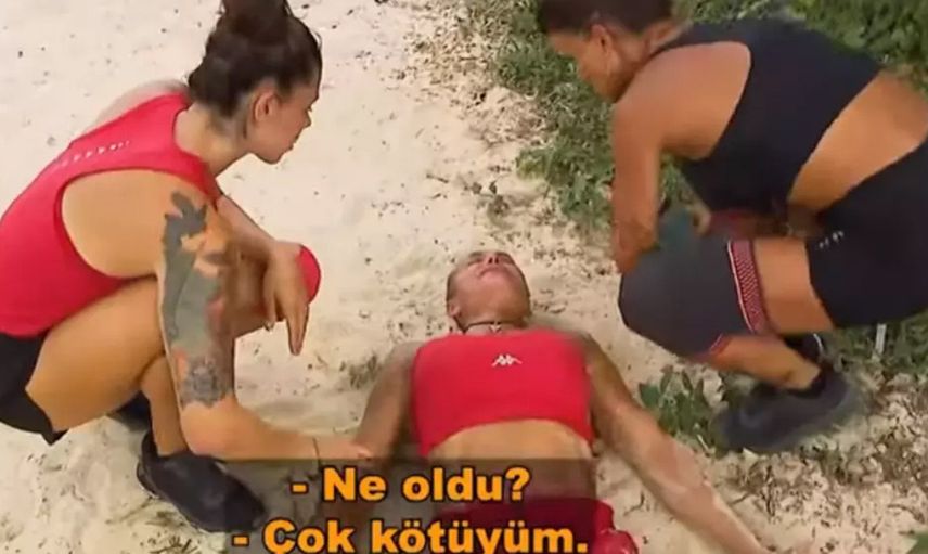 Survivor'da korkutan dakikalar: Sercan-Mustafa Kemal kavgasının arasında kalan Nagihan fenalaştı!
