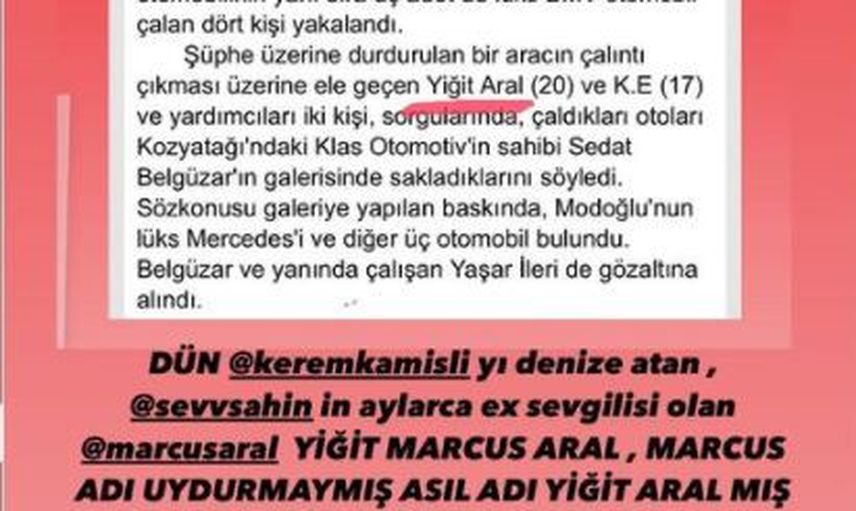 Erol Köse, Marcus'un Maskesini Düşürdü