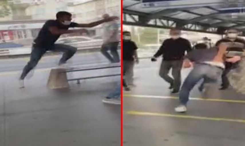 Metrobüs Durağında Beni İttin Tartışması Kavgaya Sebep Oldu