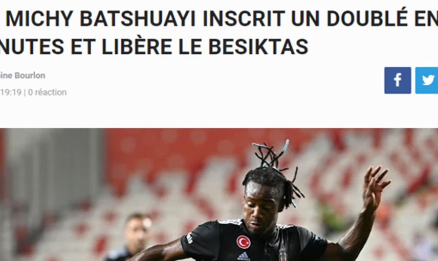Belçika Basını Beşiktaşlı Michy Batshuayi'ye Övgüler Dizdi!