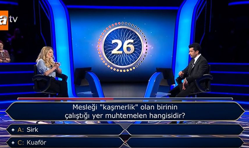 Kim Milyoner Olmak İster’de son bölüm sorulan kaşmerlik sorusu damga vurdu! Bütün stüdyo bilemedi