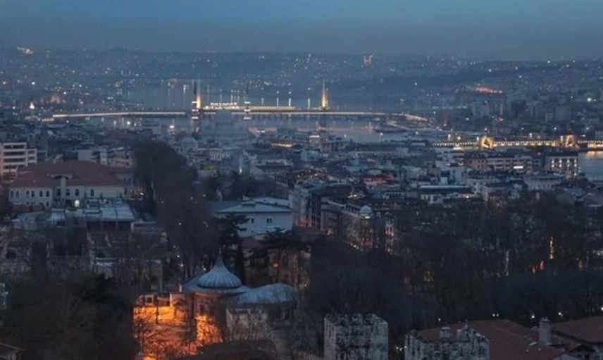 Ayasofya'nın Minaresinden Tarihi Yarımada Görüntüsü Büyüledi