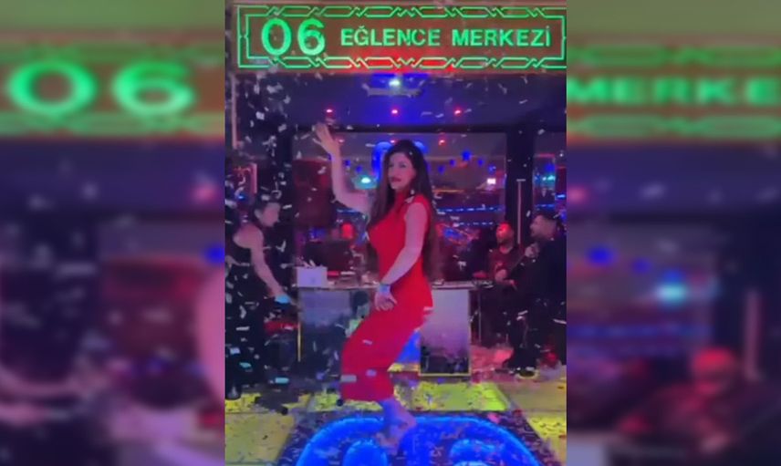 Tuğba Ekinci İnci Taneleri'nin pavyonuna çıktı! Kalça dansı olay oldu: Dilber mi yoksa?