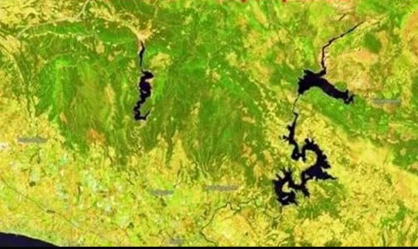 Orman Yangınları Uydudan Görüntülendi