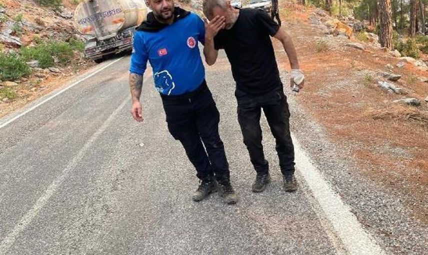Gurbetçi İtfaiyeci Bavulunu Alıp Orman Yangınları İçin Geldi