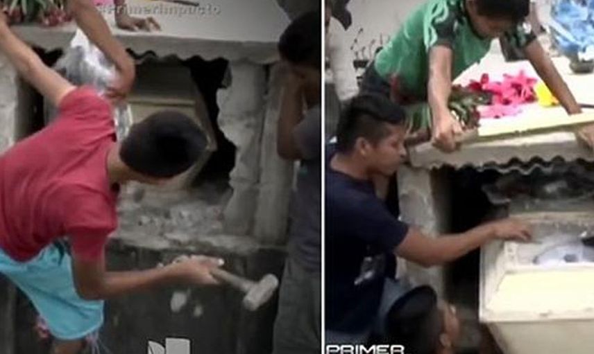 Çığlık sesleri geliyor diyerek mezarı korkarak açtılar