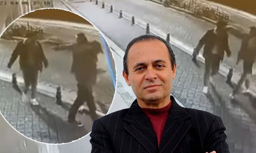 İstanbul Moda'da akıl almaz olay sokak ortasında karısının üstüne işediler