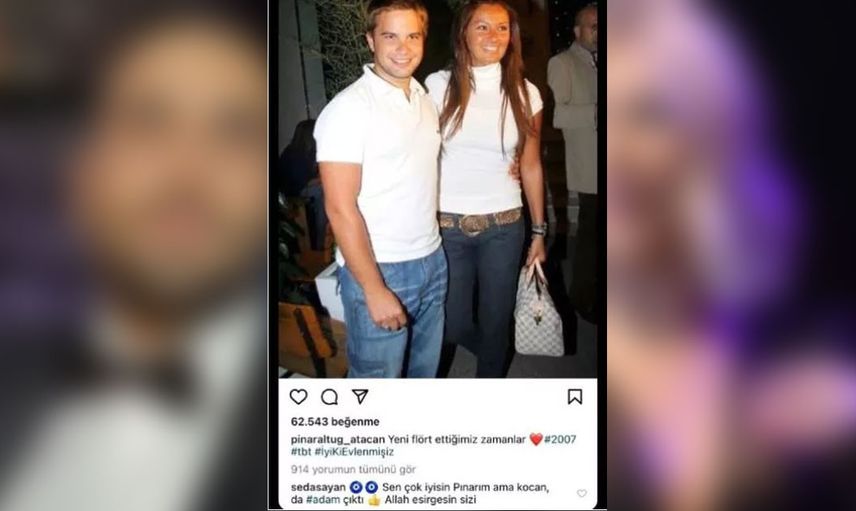Seda Sayan'dan genç kocası Çağlar Ökten'i kızdıracak yorum! Kendi kocası bitti şimdi de Pınar Altuğ'un eşine göz dikti