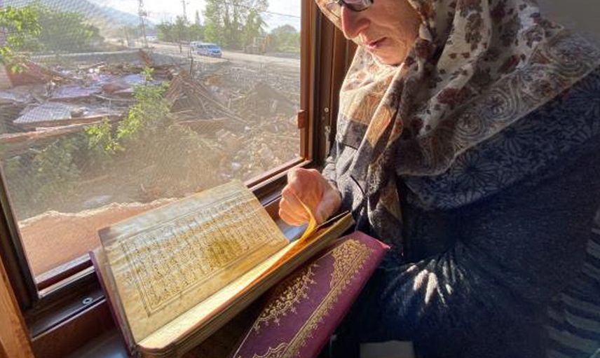 Selde Kaybolan Kur'an-ı Kerim Neredeyse Hiç Zarar Görmemiş Halde Bulundu
