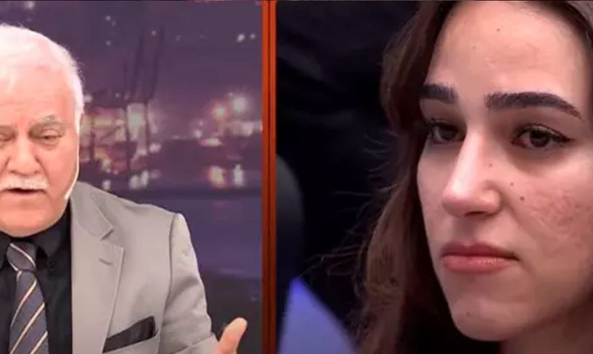 Nihat Hatipoğlu canlı yayında sinirlerine hakim olamadı: Genç kadın gözyaşlarına boğuldu!