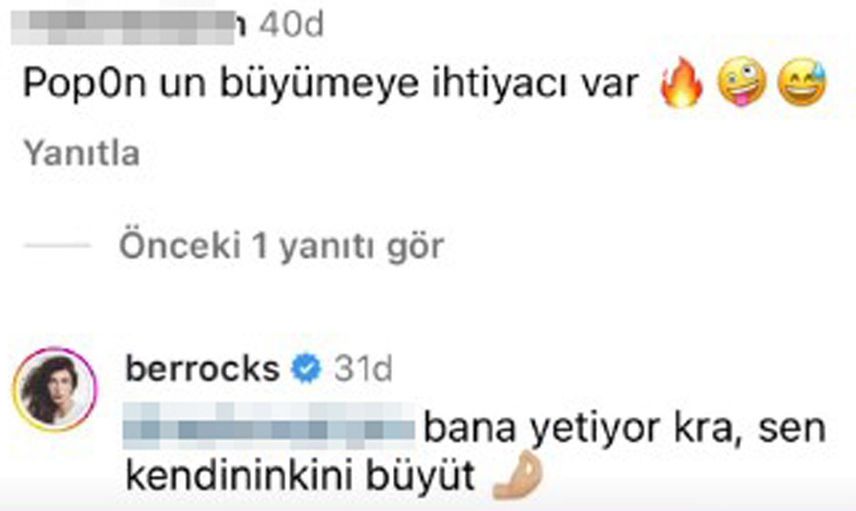 Berrak Tüzünataç cesur kalça dansı ve daracık tulumuyla sosyal medyayı salladı: Gelen o yoruma ise dayanamayıp öyle bir cevap verdi ki...
