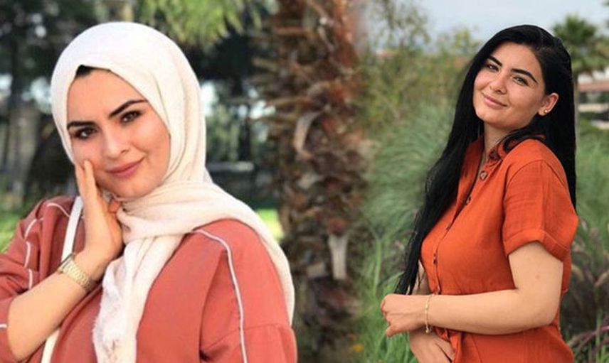 Yarışmadan sonra başını açtı