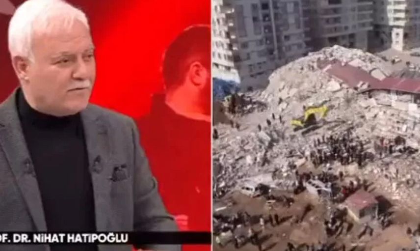 Nihat Hatipoğlu deprem özel program yaptı! Kader ve tedbirsizlik arasında farkı anlattı söyledikleri olay oldu