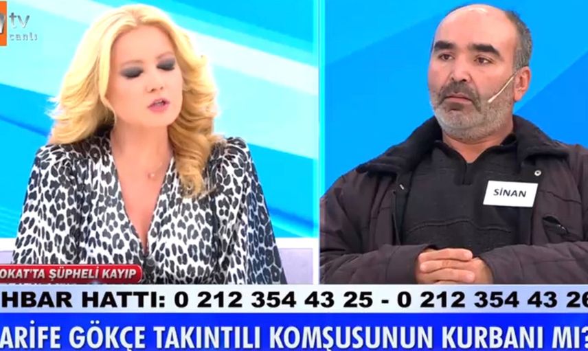 Sapık Sinan gözlerini Müge Anlı'nın bacaklarına dikti! Kocası Şinasi Yüzbaşıoğlu stüdyoyu basacak