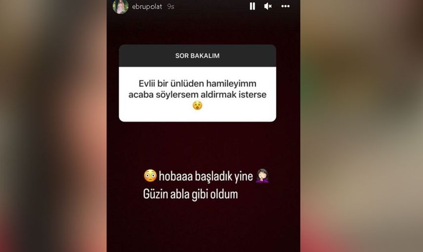 Ebru Polat yine yaptı yapacağını sosyal medyada paylaştı! 'Evli birinden hamileyim...'