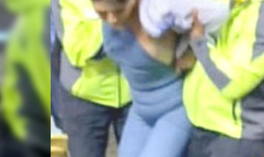Tribünde dans ederken göğüsleri dışarı fırladı! Güvenlik görevlisinin kadına yaptıkları pes artık dedirtti