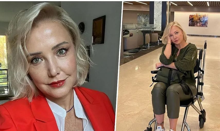 Berna Laçin'den korkutan haber! Apar topar hastaneye kaldırıldı: Yürümesi dahi yasaklandı!