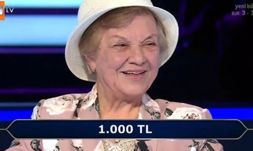 Kim Milyoner Olmak İster'e damga vuran yarışmacı! 90 yaşındaki Rana Özmutlu performansı ile helal olsun dedirtti