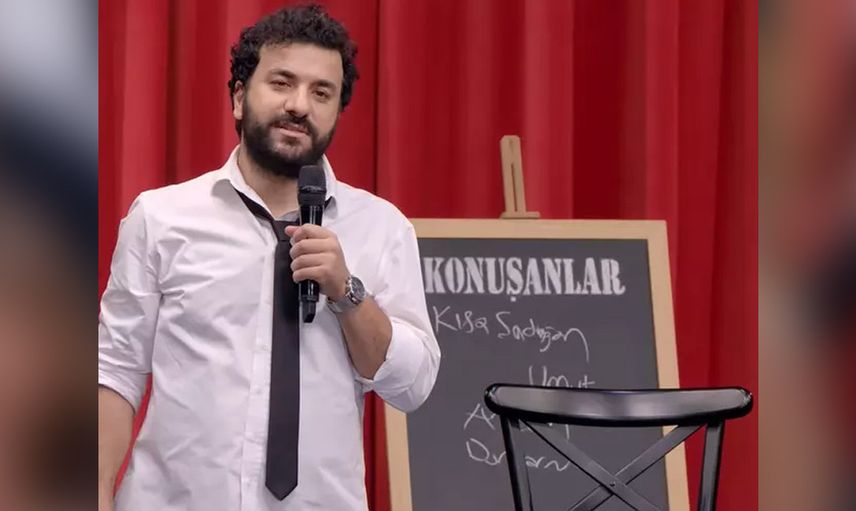 Hasan Can Kaya konuğuna öyle bir şey söyledi ki ortalık yıkıldı! Dekoltesini görünce dayanamadı… Seni ve silikonlarını sahneye alalım!