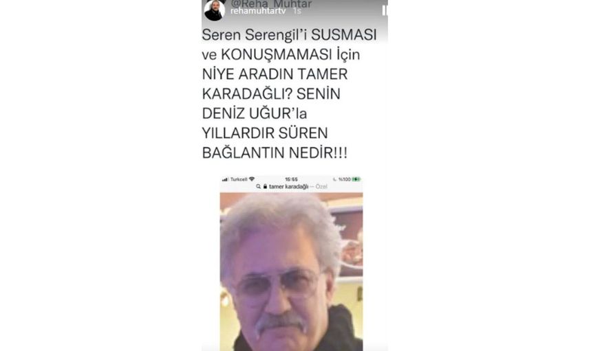 'Senin yıllardır Deniz Uğur ile...'