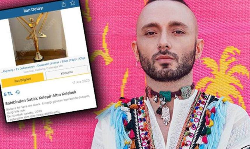 Mabel Matiz Altın Kelebek ödülünü satışa çıkardı: İlanın altında yazanları görenler gözlerine inanamadı!