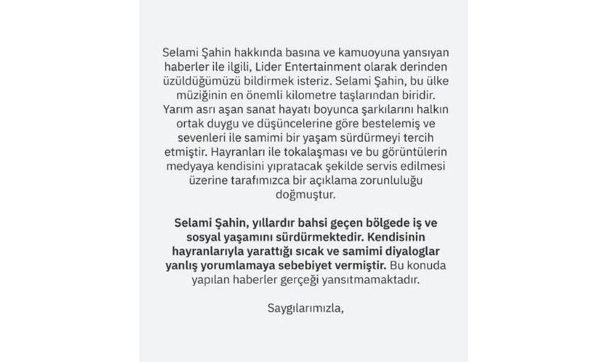 Selami Şahin'in genç kızlarla görüntüsü ortaya çıkmıştı! Şahin'den ilk açıklama geldi