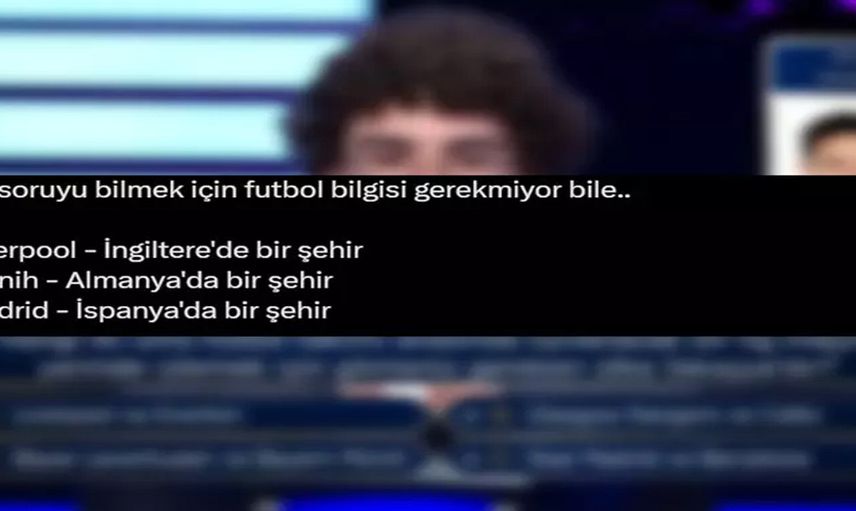 Kim Milyoner Olmak İster'de futbol sorusu için 2 joker kullanınca sosyal medyanın diline düştü: Şaka mısın sen!