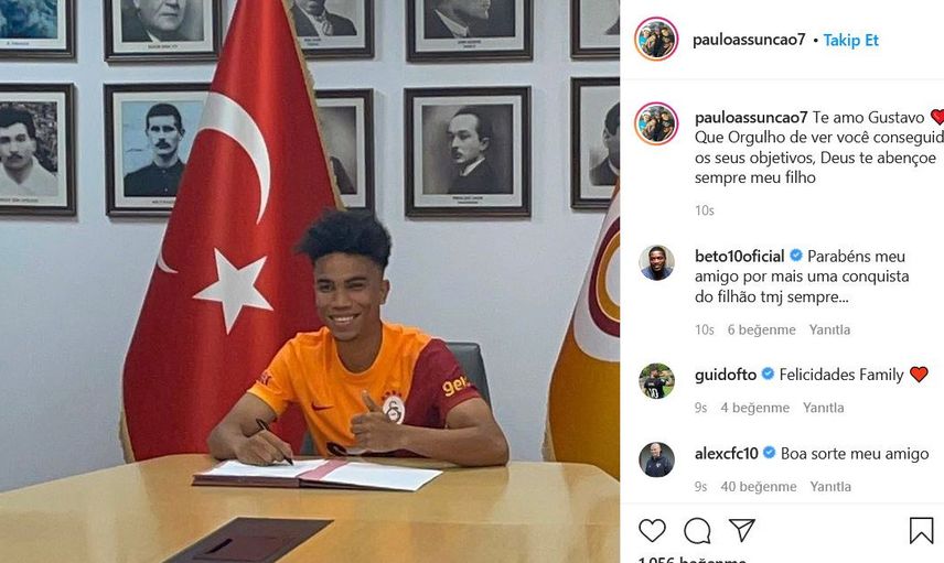 Fenerbahçe'nin Eski Kaptanı Alex De Souza, Galatasaraylı Gustavo Assunçao'yu Tebrik Etti!