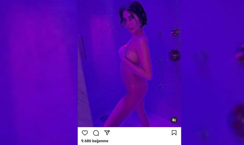 Bahar Candan yine rahat durmadı: Instagram hesabından duşta çıplak fotoğrafını paylaştı