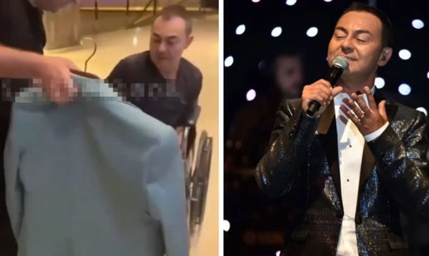 Serdar Ortaç yürümekte zorlandı: Son hali görenleri üzdü!