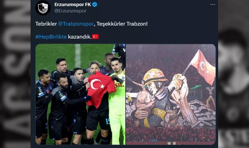 Süper lig ekiplerinden eş zamanlı paylaşım