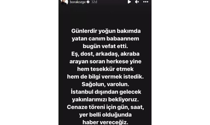 Özge Borak'ın acı günü! Babaannesinin ölümüyle sarsılan ünlü oyuncu cenazede gözyaşlarını tutamadı