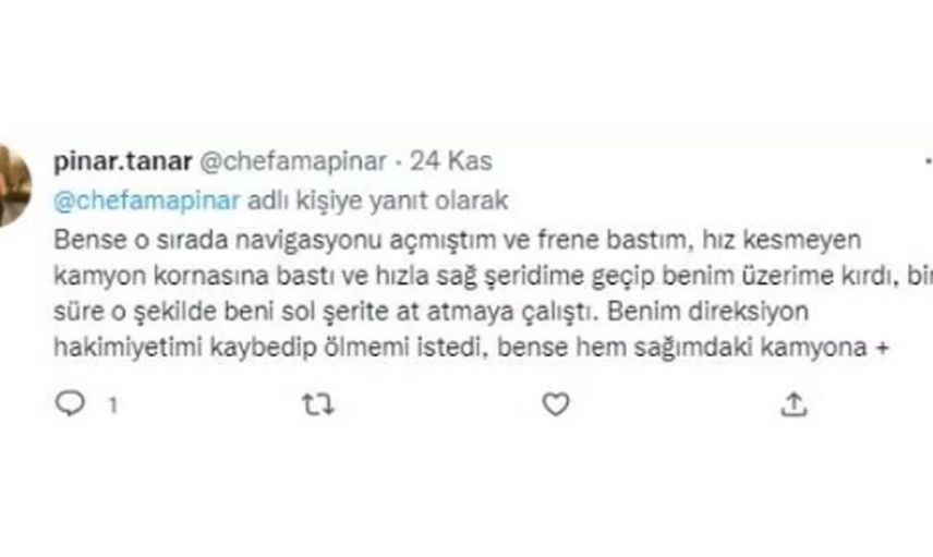 MasterChef’in efsane yarışmacısı Pınar Tanar trafikte saldırıya uğradı: Beni öldürmeye çalıştı