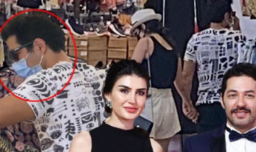 Mert Fırat ve Eşi İdil Fırat Halk Pazarında