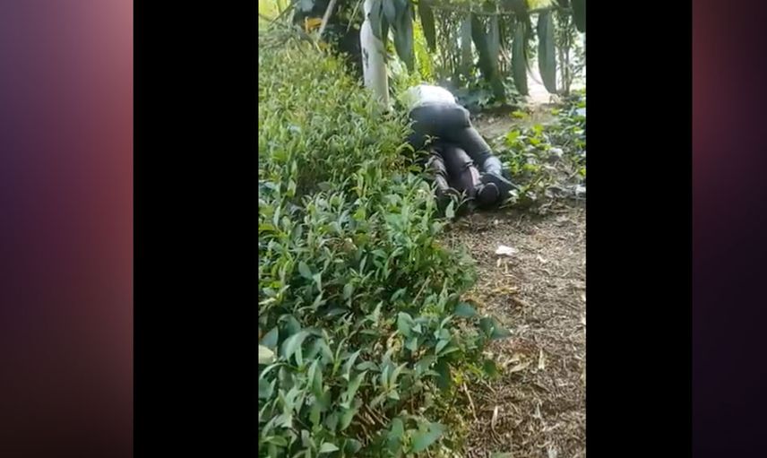 Parkta öpüşen iki erkek videosu sosyal medyayı salladı! Daha neler göreceğiz dedikçe iğrençleşiyor...