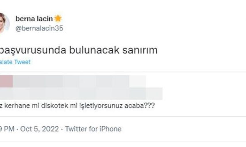 "Genel ev mi işletiyorsunuz?"