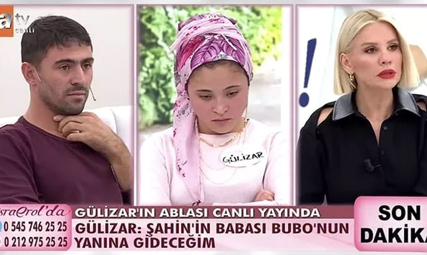 Kocasını bırakıp 15 yaşındaki çocuğa kaçan Gülizar'ın Esra Erol'daki kararı stüdyoyu şoke etti