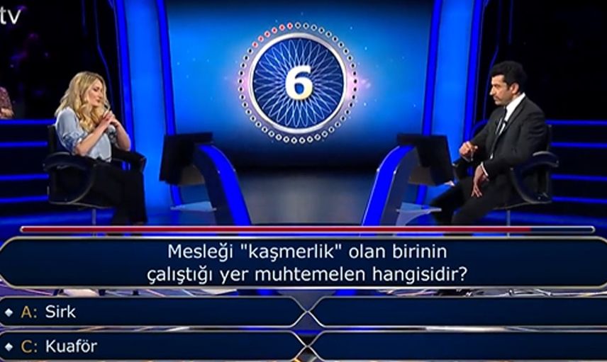 Kim Milyoner Olmak İster’de son bölüm sorulan kaşmerlik sorusu damga vurdu! Bütün stüdyo bilemedi