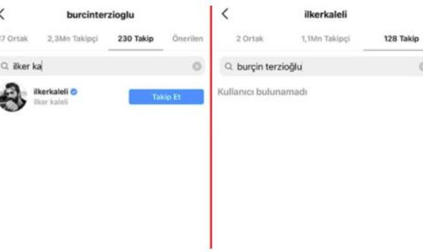 İlker Kaleli Eski Aşkı Burçin Terzioğlu'nu Takip Etmeyi Bıraktı!