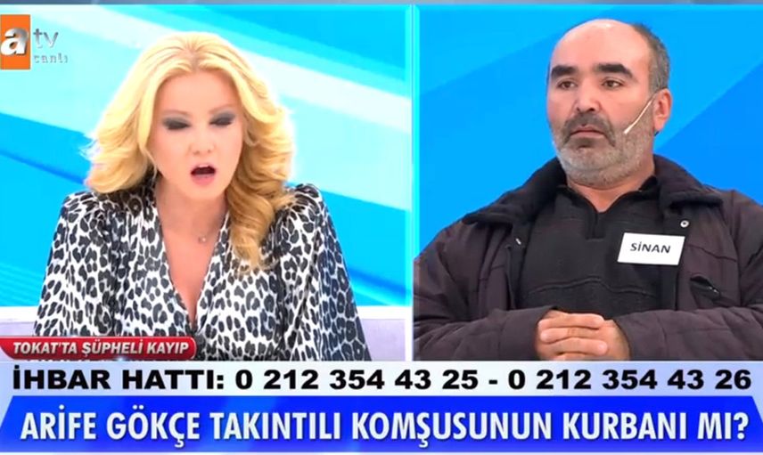 Sapık Sinan gözlerini Müge Anlı'nın bacaklarına dikti! Kocası Şinasi Yüzbaşıoğlu stüdyoyu basacak